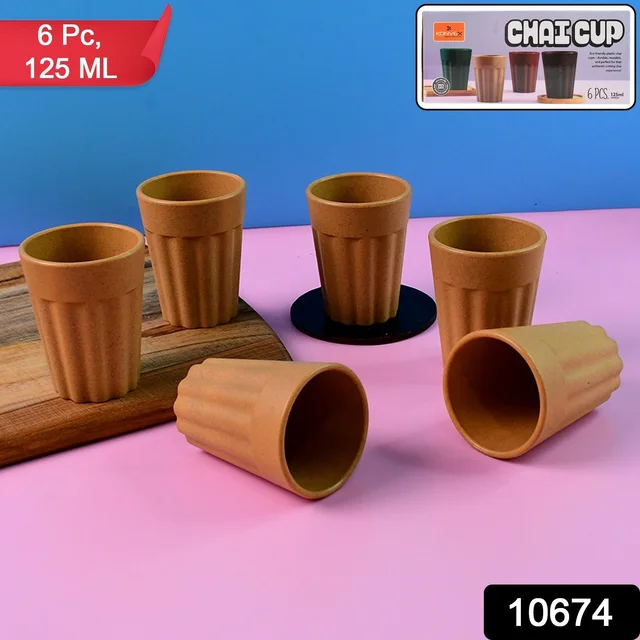 Traditional Chai Cups – Durable Set of 6 for Authentic Tea
