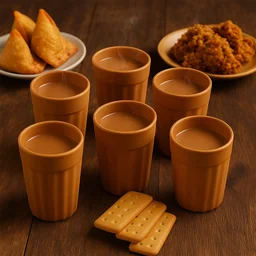 Traditional Chai Cups – Durable Set of 6 for Authentic Tea