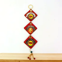Traditional Labh Shubh Wall Hanging – Auspicious Festive Door Décor