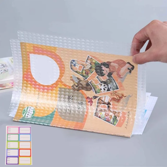 Transparent Adhesive Book Covers – 30 Pc Mix Size Set