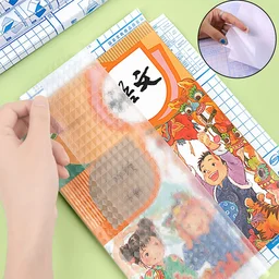 Transparent Adhesive Book Covers – 30 Pc Mix Size Set