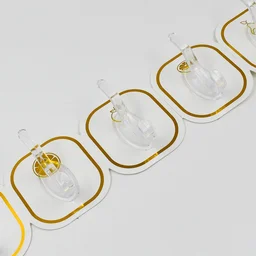 Transparent Adhesive Hooks (6 Pcs) – Strong & Reusable | GlimmerHome
