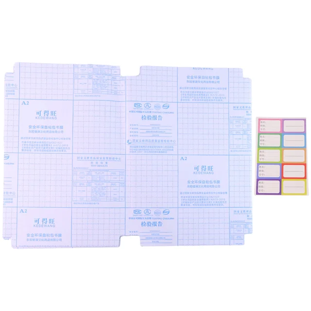 Transparent Book Cover – Waterproof Durable 10 Pcs Set 47x37cm