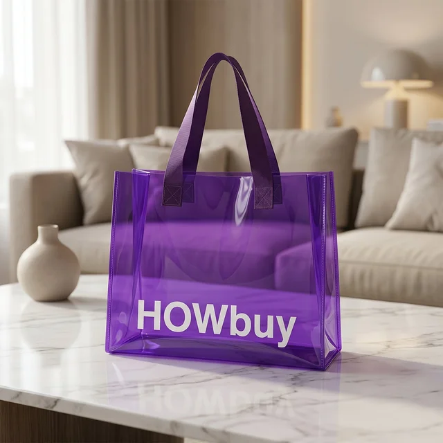 Transparent Carry Bag – Durable Eco-Friendly & Stylish Tote