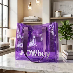 Transparent Carry Bag – Durable Eco-Friendly & Stylish Tote