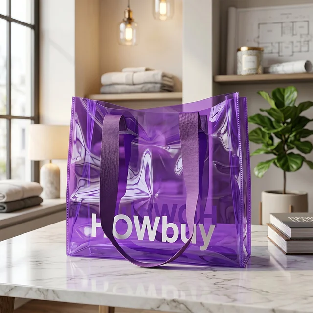 Transparent Carry Bag – Durable Eco-Friendly & Stylish Tote