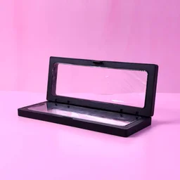 Transparent Floating Jewelry Display Box – 18x7 cm Magnetic Case