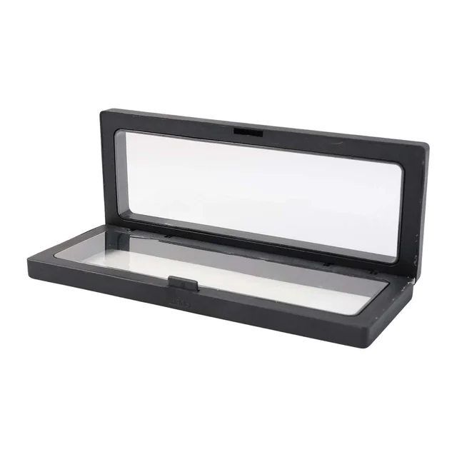Transparent Floating Jewelry Display Box – 18x7 cm Magnetic Case