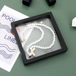 Transparent Jewellery Display Box – Floating 3D Effect for Showcasing