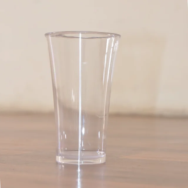 Transparent Plastic Drinking Glasses – Durable Set of 6 | Serve Stellar