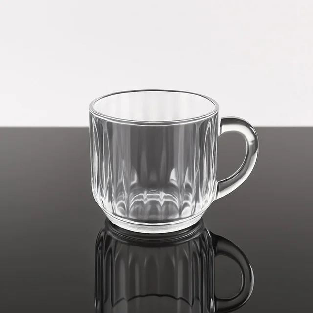 Transparent Plastic Tea Cups Set of 6 – Unbreakable & Lightweight