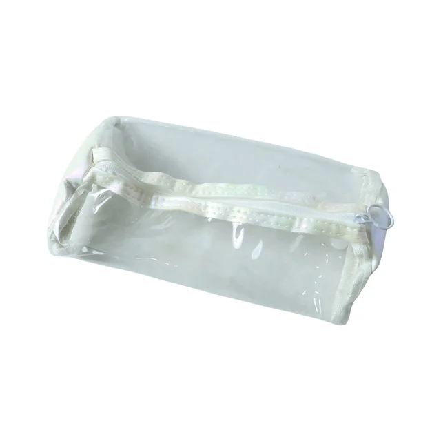 Transparent PVC Pencil Case – Stylish & Durable Stationery Organizer