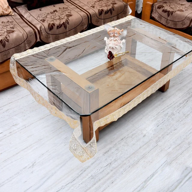 Transparent PVC Table Cover – Waterproof & Stylish for Dining
