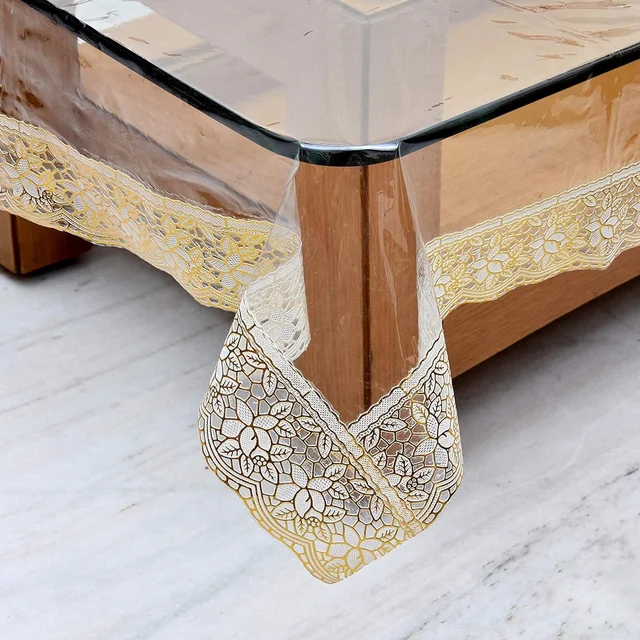 Transparent PVC Table Cover – Waterproof & Stylish for Dining