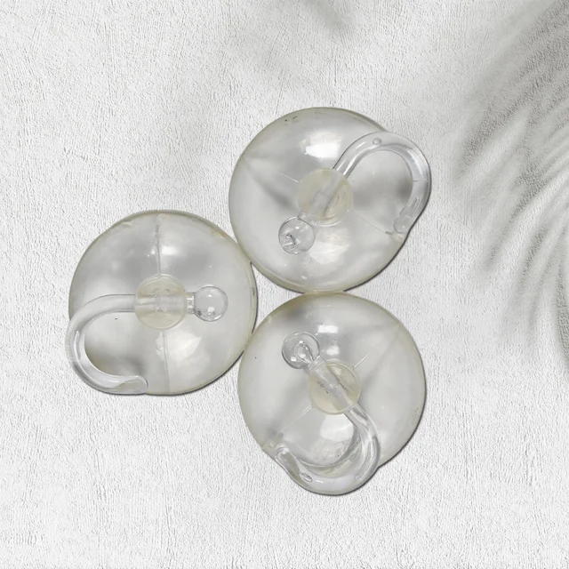 Transparent Suction Hooks – Strong Hold, Drill-Free Storage | GlimmerHome