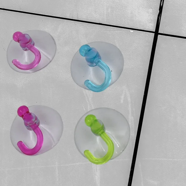 Transparent Suction Hooks – Strong Vacuum Sucker (12 Pc) | Indo Glow