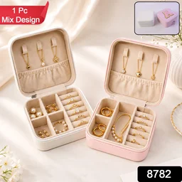 Travel Jewellery Box – Portable PU Leather Organiser | LilyGleam