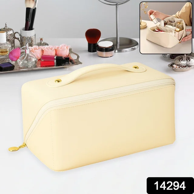 Travel Makeup Organizer – Waterproof Compact Cosmetic Pouch