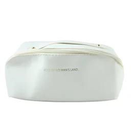 Travel Makeup Organizer – Waterproof Compact Pouch with Handle