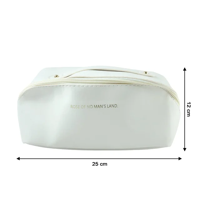 Travel Makeup Organizer – Waterproof Compact Pouch with Handle