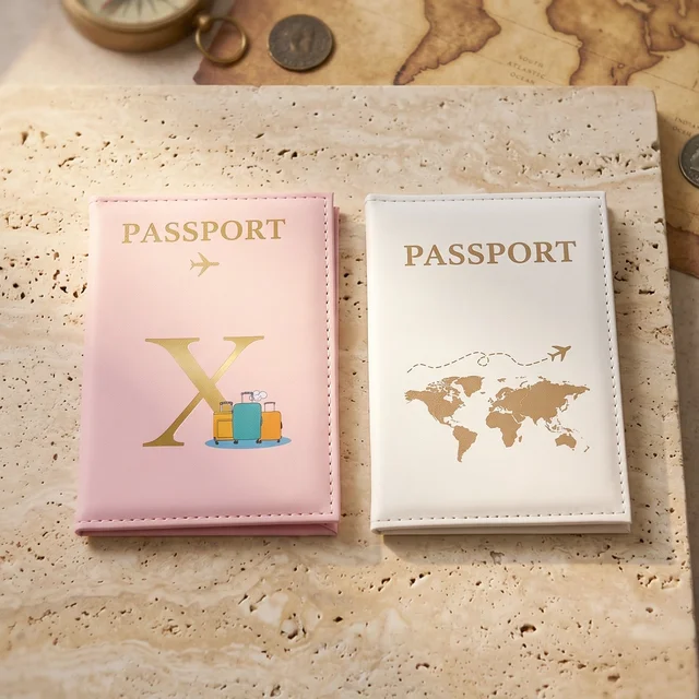 Travel Passport Holder Wallet – Stylish Mix Design & Compact