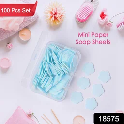 Travel Soap Sheets – 100 Flower-Shaped | VelvetBubbles