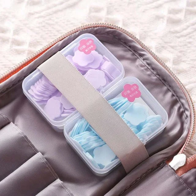 Travel Soap Sheets – 100 Flower-Shaped | VelvetBubbles