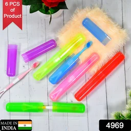 Travel Toothbrush Covers – 6pc Anti-Bacterial Set | BrushedUp