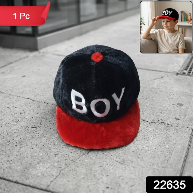 Trendy Boys Printed Fashion Cap – Soft, Stylish Casual Hat