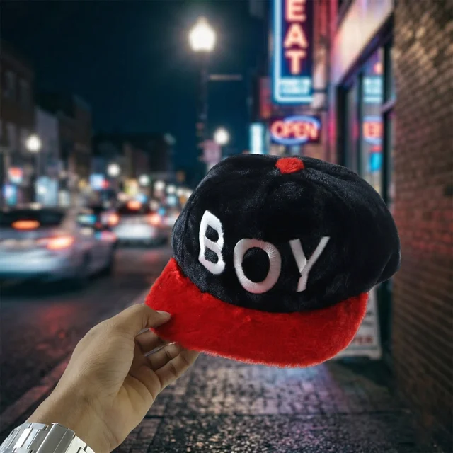 Trendy Boys Printed Fashion Cap – Soft, Stylish Casual Hat