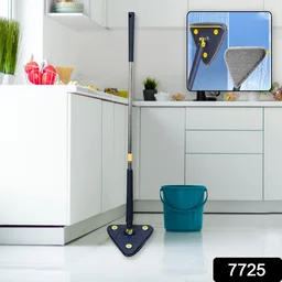 Triangle Cleaning Mop – 360° Rotatable with Long Handle | Storenzo