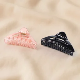 Triangle Hair Claw Clip – Durable 12 Pc Mix Color Set