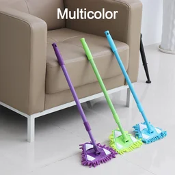 Triangle Mop – Adjustable Stainless Steel for Wet & Dry Floors | Velvet Wipe