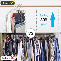 Trouser Hanger Organizer – Adjustable 5-in-1 Space Saver | Organivo