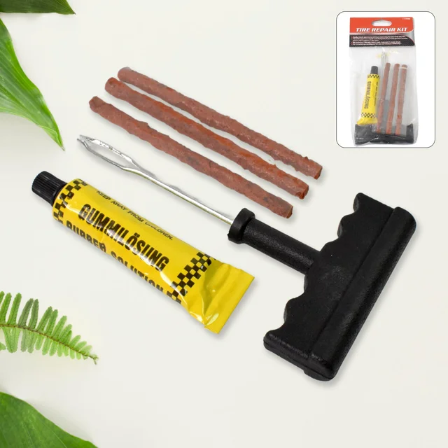 Tubeless Tyre Puncture Repair Kit – 5 Pc Emergency Set | Arrive Kit