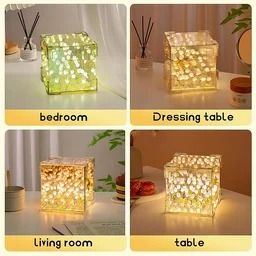 Tulip LED Night Lamp – Decorative Mirror & Light | Styleva