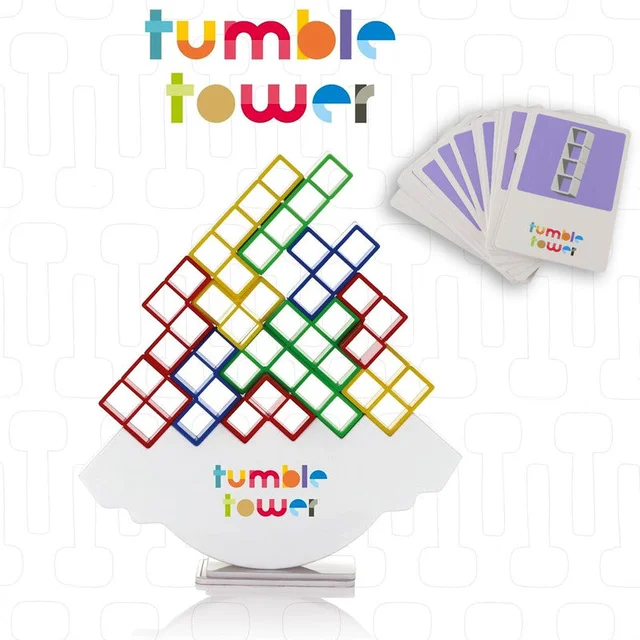 Tumble Tower Balancing Blocks – Fun Educational Stacking Game