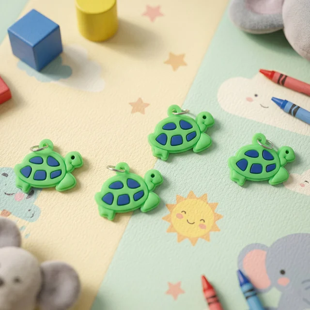Turtle Keychain Set – Fun & Vibrant Animal Accessories