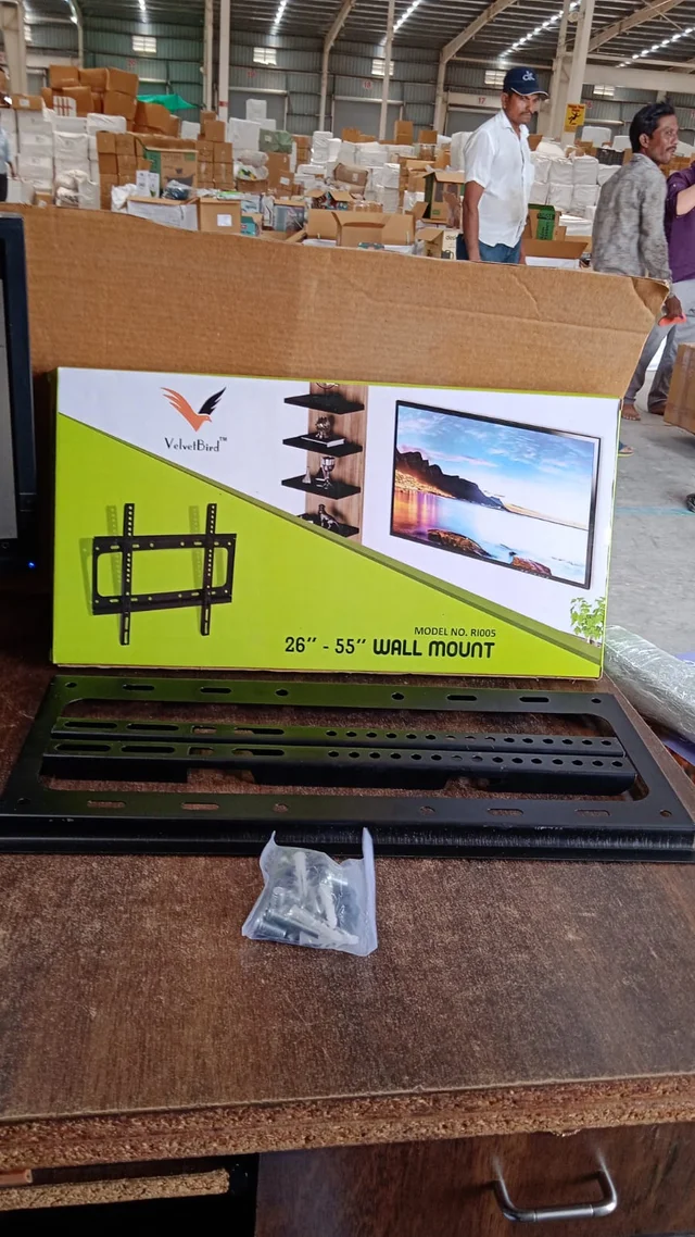 TV Wall Mount Bracket – Heavy Duty Adjustable Metal for 26-55 Inch