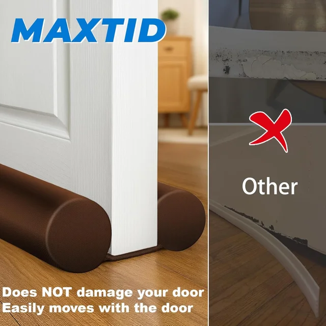 Twin Door Draft Stopper – Energy Saver | FreshAura Homeware