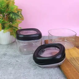 Twist Lock Airtight Storage Containers – 500ml Set of 2