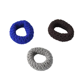 Tyre Shape Hair Bands – Multicolour, Secure Hold | Calm & Curl
