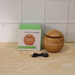 Ultrasonic Aroma Diffuser – Compact 200ml with Color LED Light