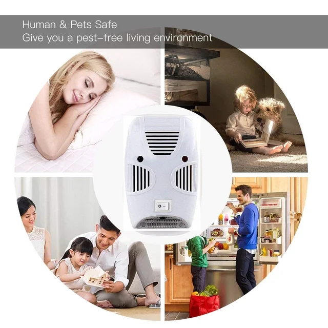 Ultrasonic Pest Repeller for Rats Mosquitoes Cockroaches