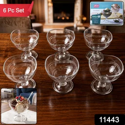 Unbreakable Creamy Dessert Bowls – Elegant, Durable & Crystal Clear