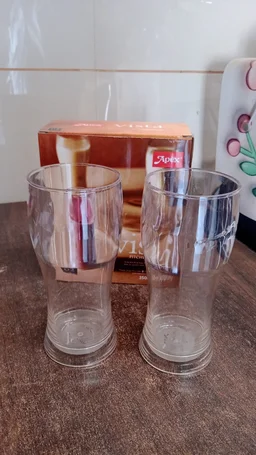 Unbreakable Pitcher Glass Set – Durable 350ML Plastic Tumblers