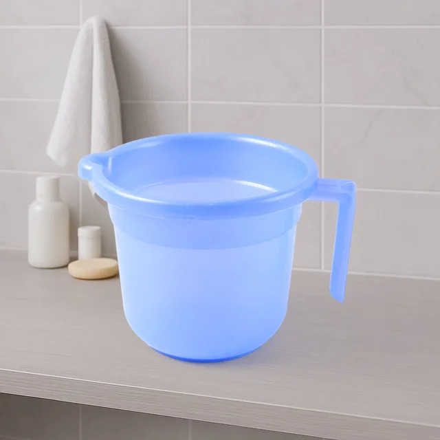 Unbreakable Plastic Bath Mug 1000ML with Ergonomic Handle