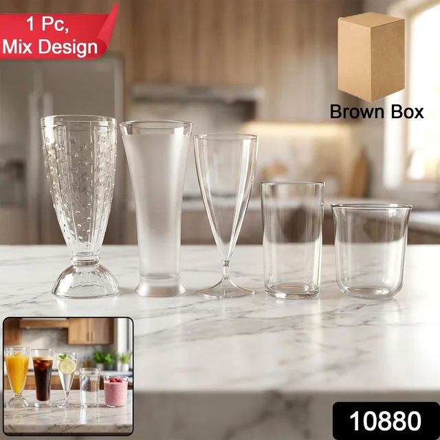 Unbreakable Plastic Drinking Glass – Stylish & Long-lasting Drinkware
