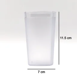 Unbreakable Plastic Drinking Glasses – 350ml Set of 6 | Ganesh
