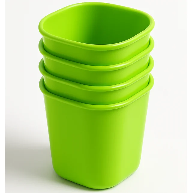 Unbreakable Plastic Drinking Glasses – Set of 4, Dishwasher Safe | Tidy Table